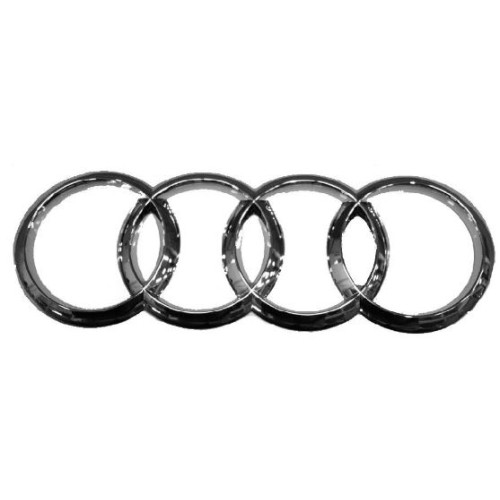 Audi embleem achterzijde Chroom